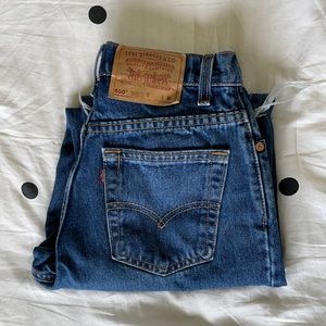 Vintage Dark Wash 550 Levi’s